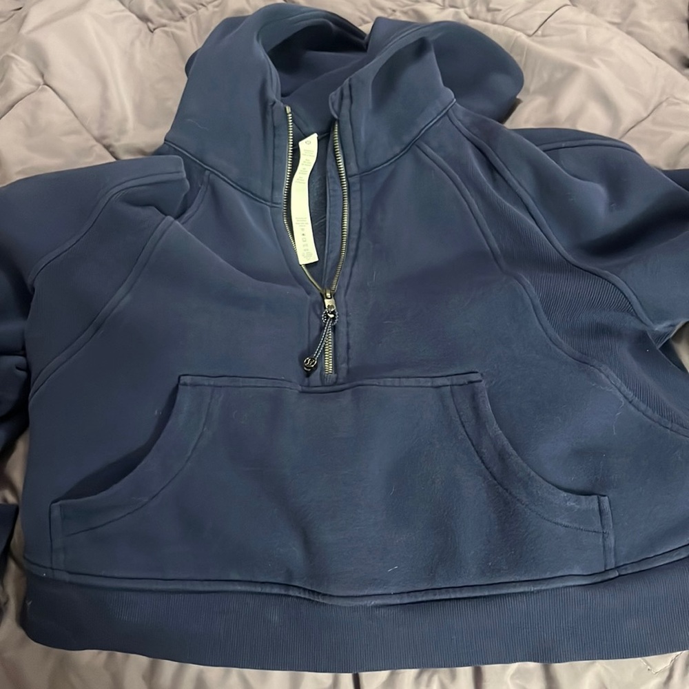 Lulu lemon scuba oversized half-zip hoodie. Gently used